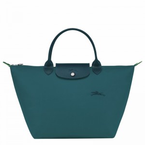 Longchamp Le Pliage Green M Kadın El Çantası Tavuskuşu Türkiye | L1623919P89