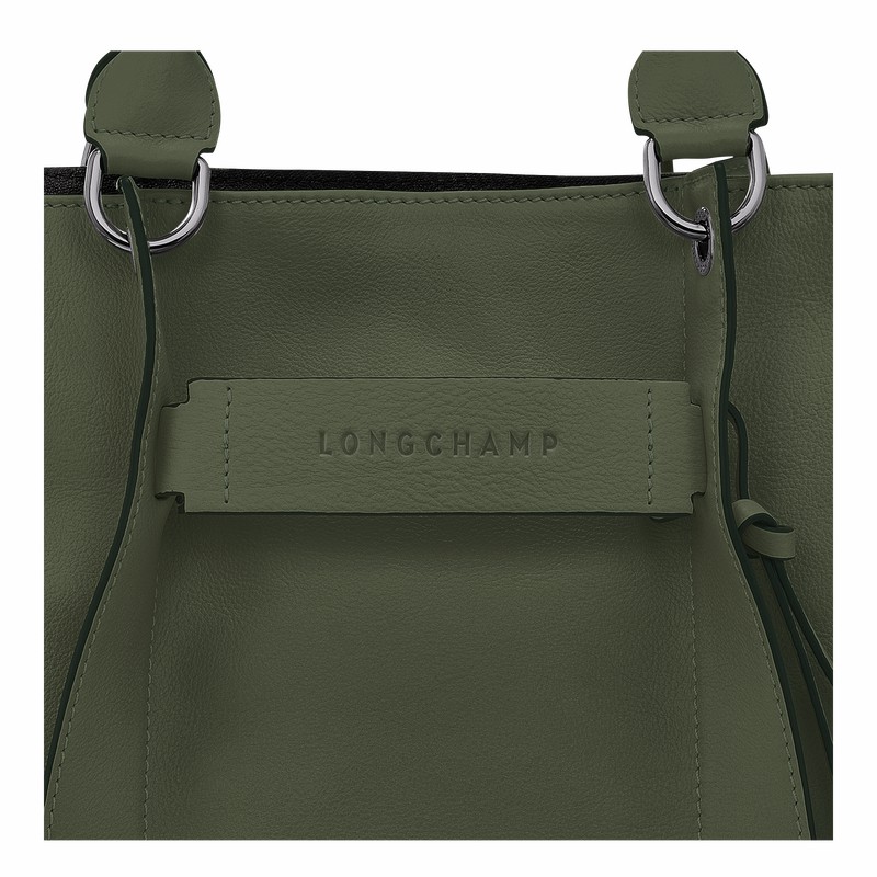 Longchamp 3D L Kadın El Çantası Haki Türkiye | 10198HCV292