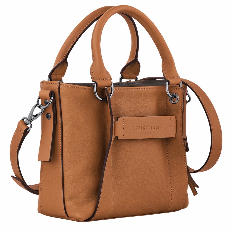 Longchamp 3D S Kadın El Çantası Bej Rengi Türkiye | 10197HCV016