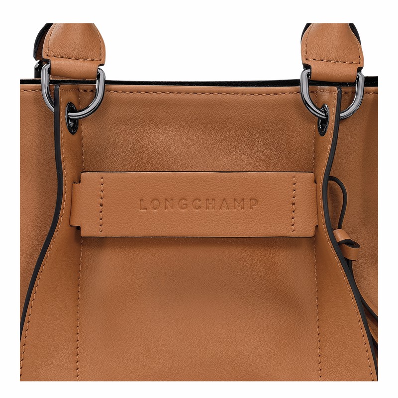 Longchamp 3D S Kadın El Çantası Bej Rengi Türkiye | 10197HCV016