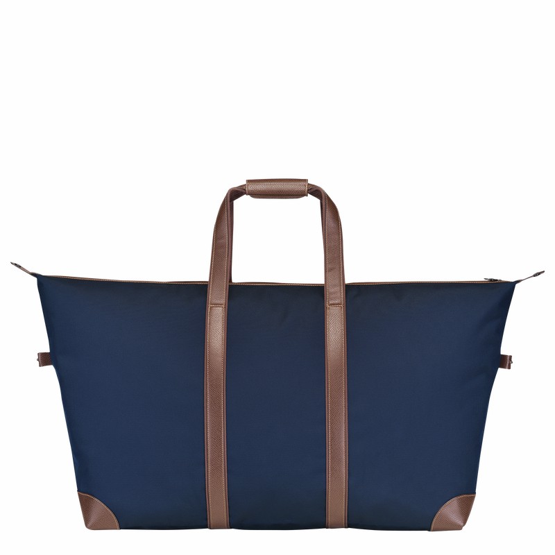 Longchamp Boxford L Kadın Seyahat Çantası Mavi Türkiye | L1223080127