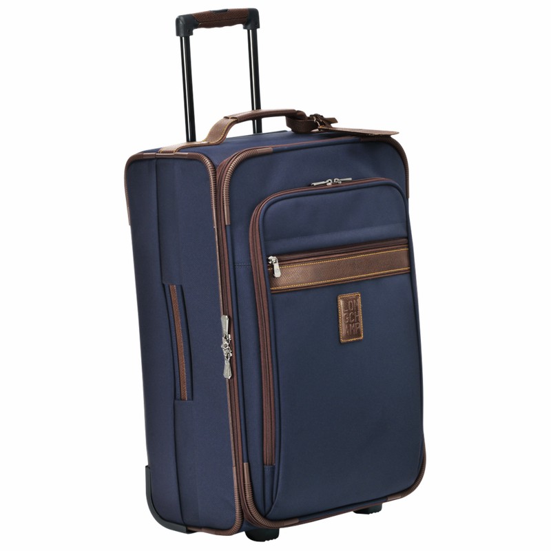 Longchamp Boxford M Kadın Bavul Mavi Türkiye | L1429080127
