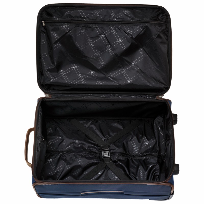 Longchamp Boxford M Kadın Bavul Mavi Türkiye | L1429080127