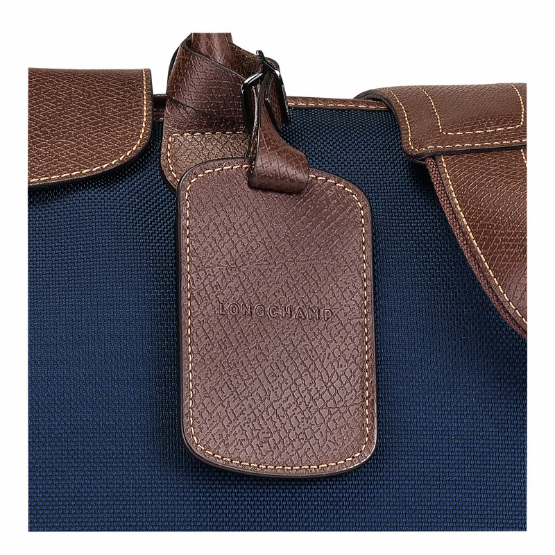 Longchamp Boxford M Kadın Seyahat Çantası Mavi Türkiye | L1625080127