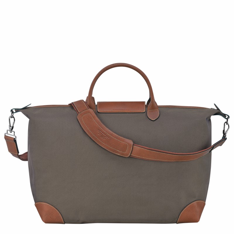 Longchamp Boxford S Kadın Seyahat Çantası Kahverengi Türkiye | L1624080042