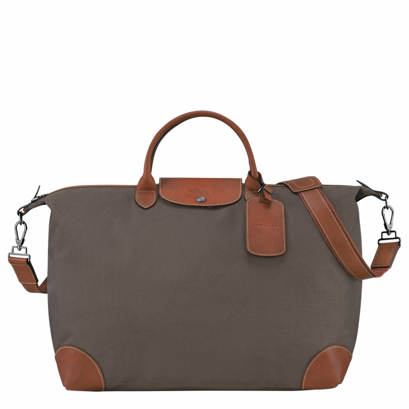 Longchamp Boxford S Kadın Seyahat Çantası Kahverengi Türkiye | L1624080042