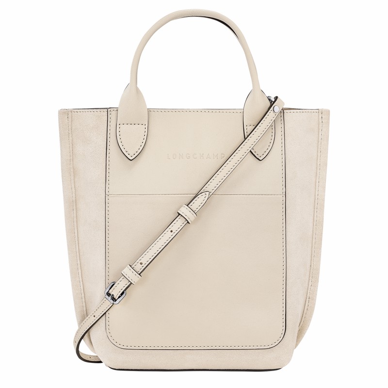 Longchamp Cabas Longchamp XS Kadın Tote Çanta Bej Rengi Türkiye | 10276HFO237