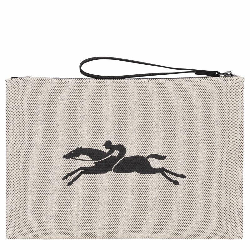Longchamp Essential Kadın Kese Çanta Beyaz Türkiye | 34136HSG037