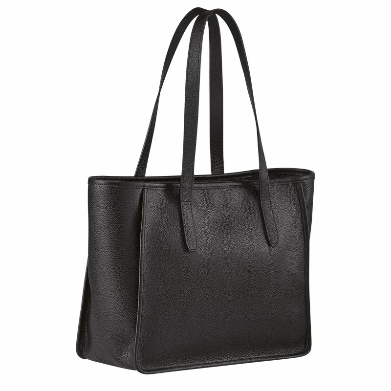 Longchamp Le FOULONNÉ L Kadın Tote Çanta Siyah Türkiye | 10190021001