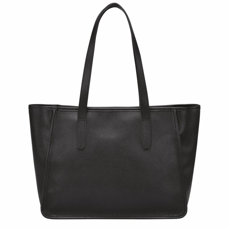 Longchamp Le FOULONNÉ L Kadın Tote Çanta Siyah Türkiye | 10190021001