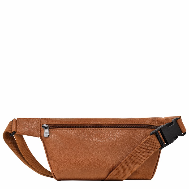 Longchamp Le FOULONNÉ M Erkek Bel Çantası Caramel Türkiye | 20045021F72-