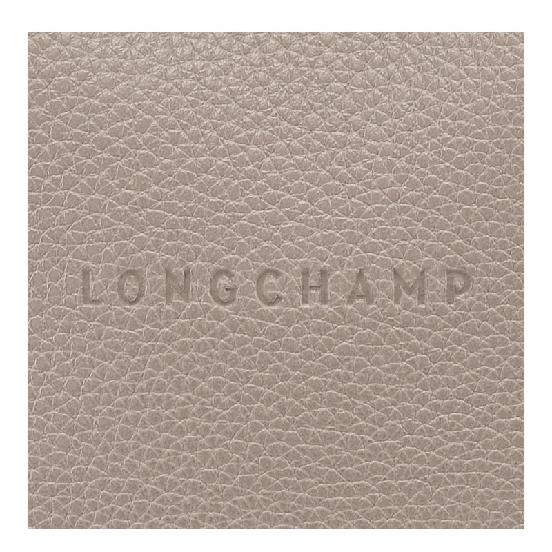 Longchamp Le FOULONNÉ M Kadın Çapraz Askılı Çanta Gri Türkiye | 10140021P55