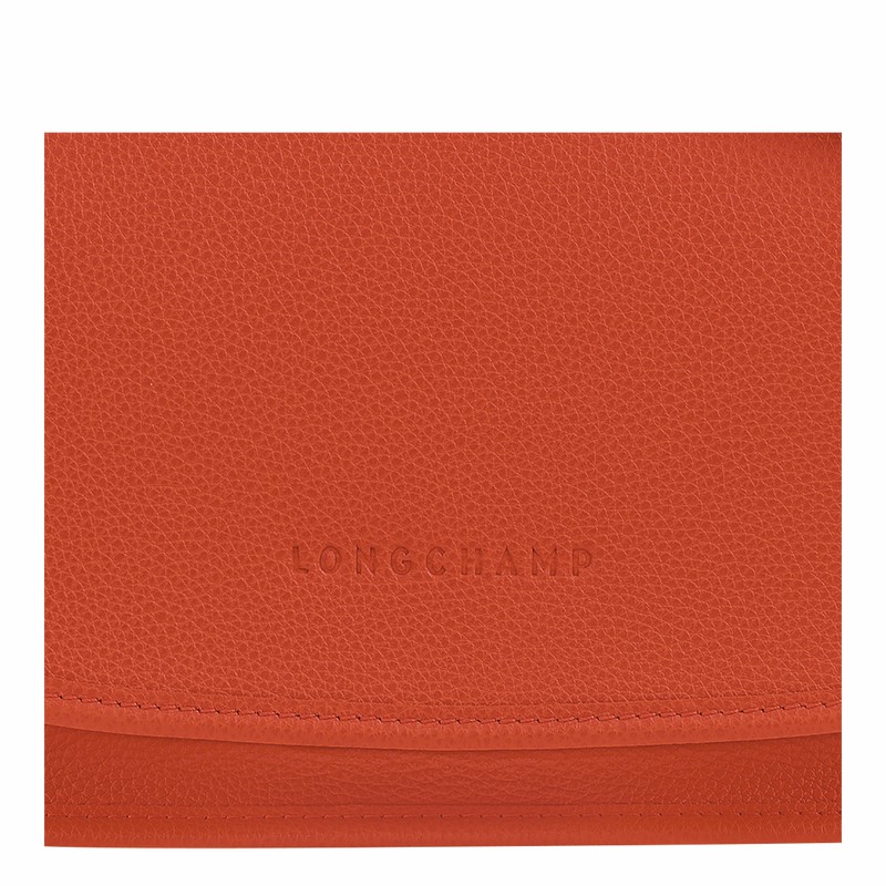 Longchamp Le FOULONNÉ M Kadın Çapraz Askılı Çanta Turuncu Türkiye | 10135021685