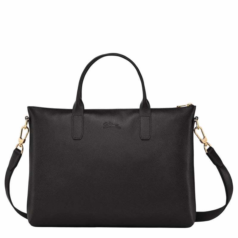 Longchamp Le FOULONNÉ S Erkek Evrak Çantası Siyah Türkiye | 20032021001-