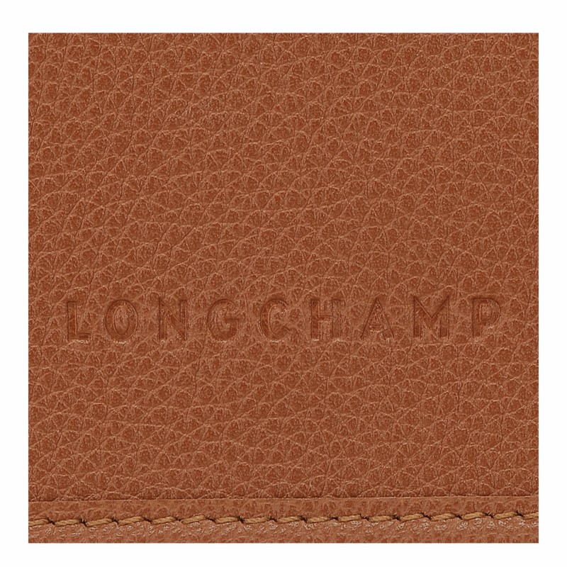 Longchamp Le FOULONNÉ XS Kadın Clutch Caramel Türkiye | 10133021121