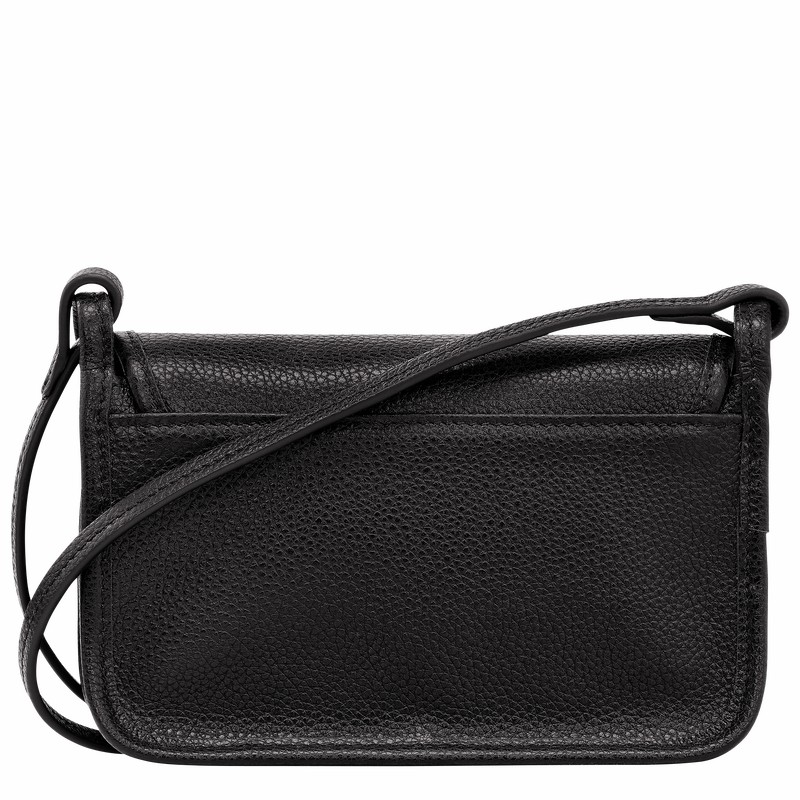 Longchamp Le FOULONNÉ XS Kadın Clutch Siyah Türkiye | 10133021001