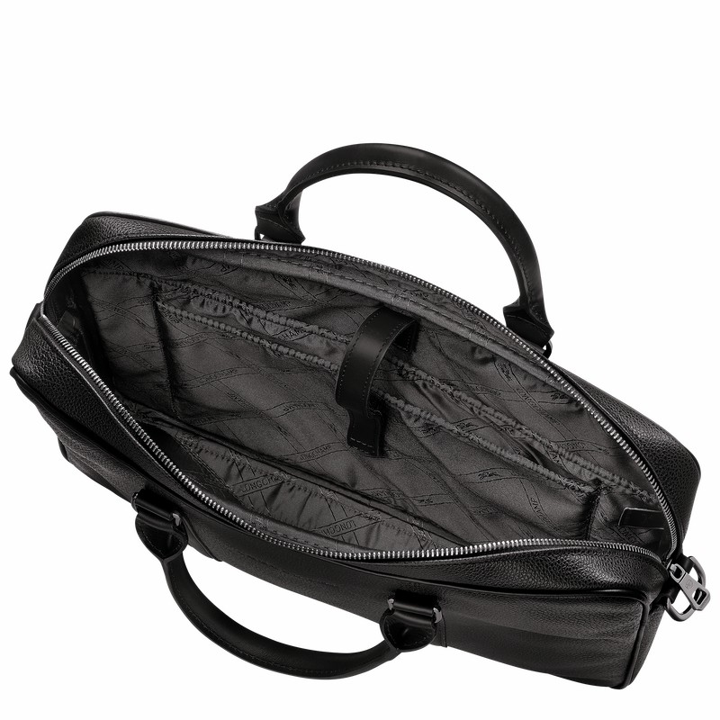 Longchamp Le FOULONNÉ XS Kadın Evrak Çantası Siyah Türkiye | L2121021047