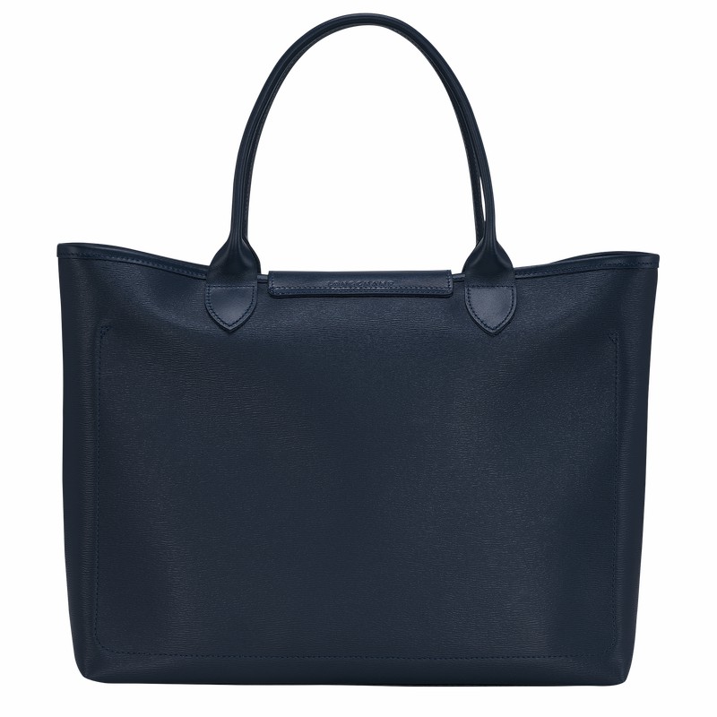 Longchamp Le Pliage City L Kadın Tote Çanta Lacivert Türkiye | 10182HYQ556