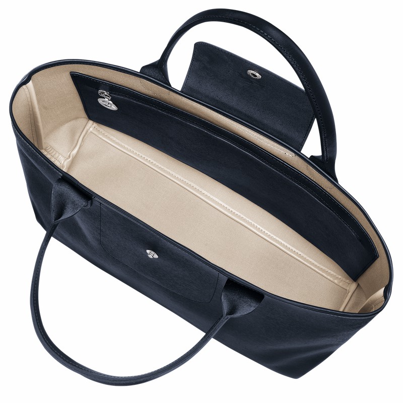 Longchamp Le Pliage City L Kadın Tote Çanta Lacivert Türkiye | 10182HYQ556