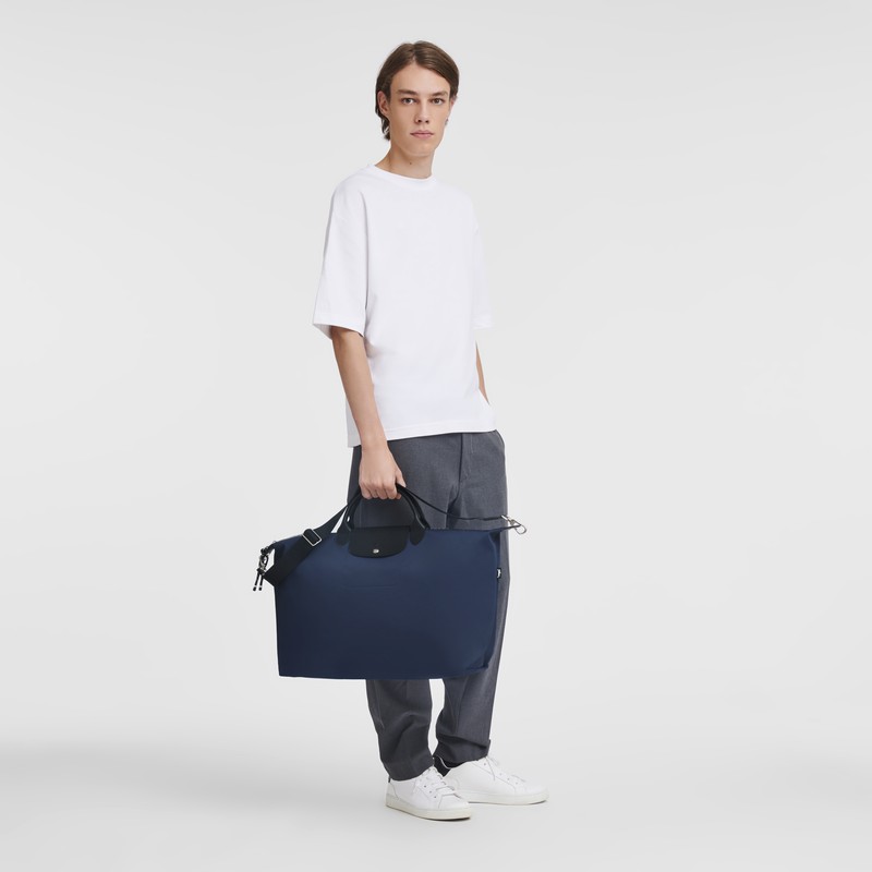 Longchamp Le Pliage Energy S Erkek Seyahat Çantası Lacivert Türkiye | L1624HSR006-