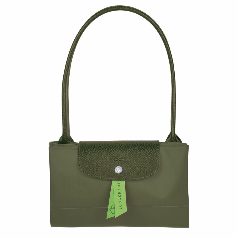 Longchamp Le Pliage Green L Kadın Tote Çanta Yeşil Türkiye | L1899919479