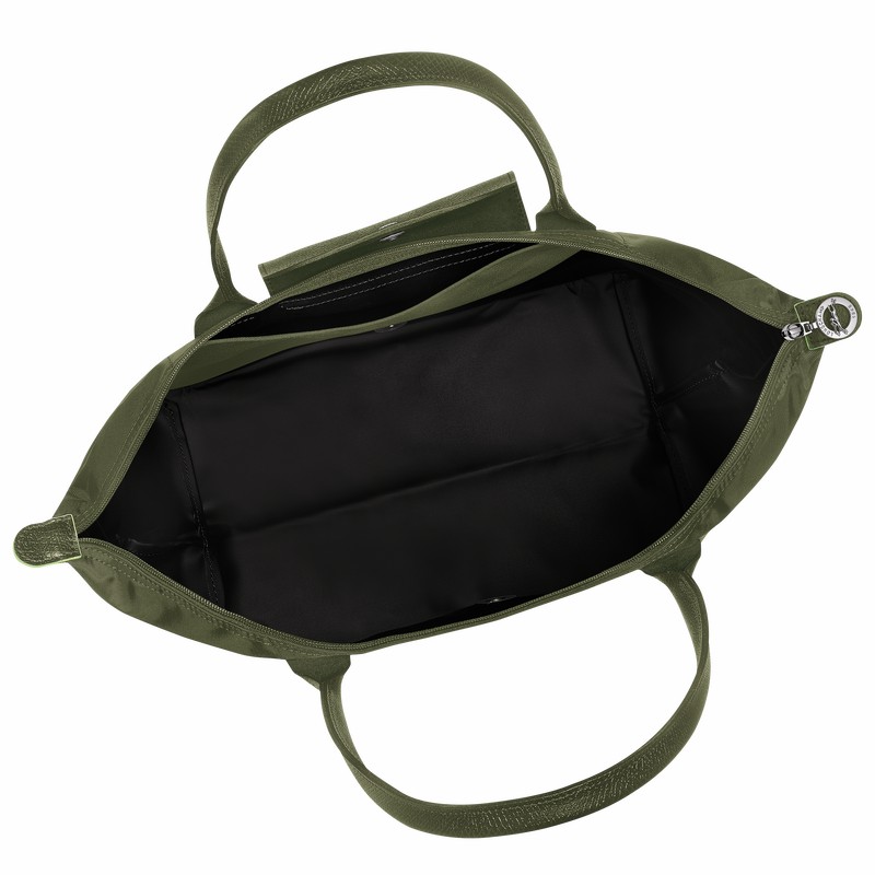 Longchamp Le Pliage Green L Kadın Tote Çanta Yeşil Türkiye | L1899919479