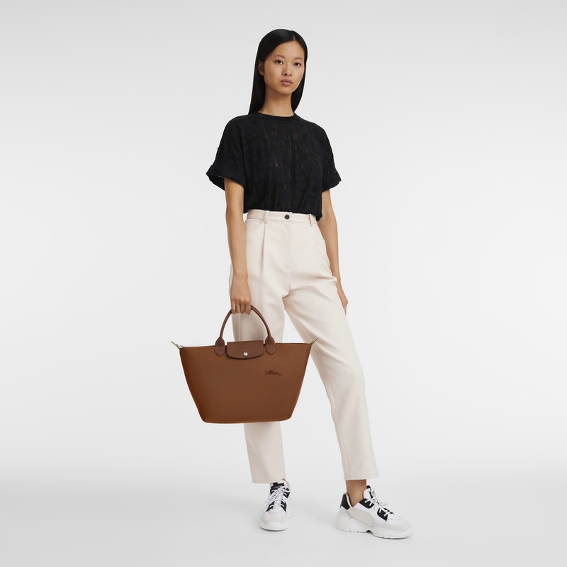 Longchamp Le Pliage Green M Kadın El Çantası Kahverengi Türkiye | L1623919504