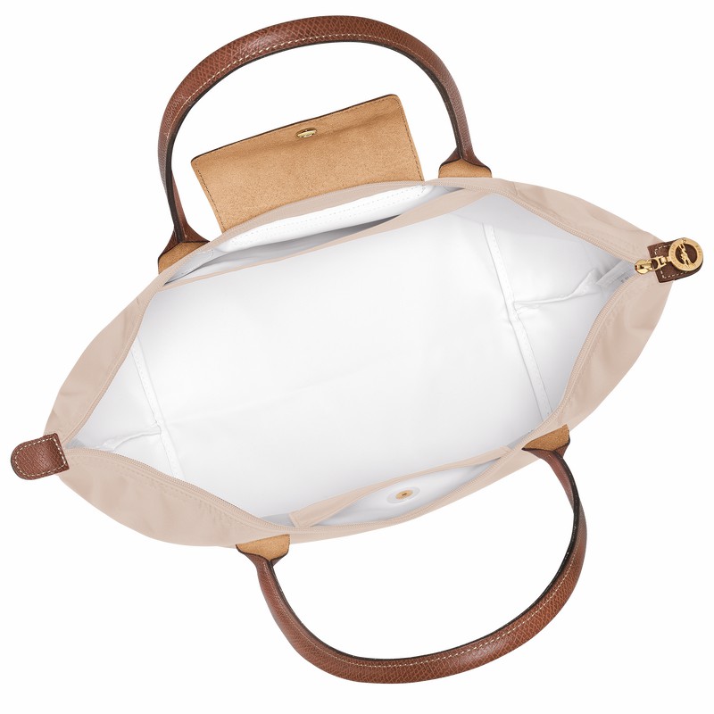 Longchamp Le Pliage Original L Kadın Tote Çanta Beyaz Türkiye | L1899089P71