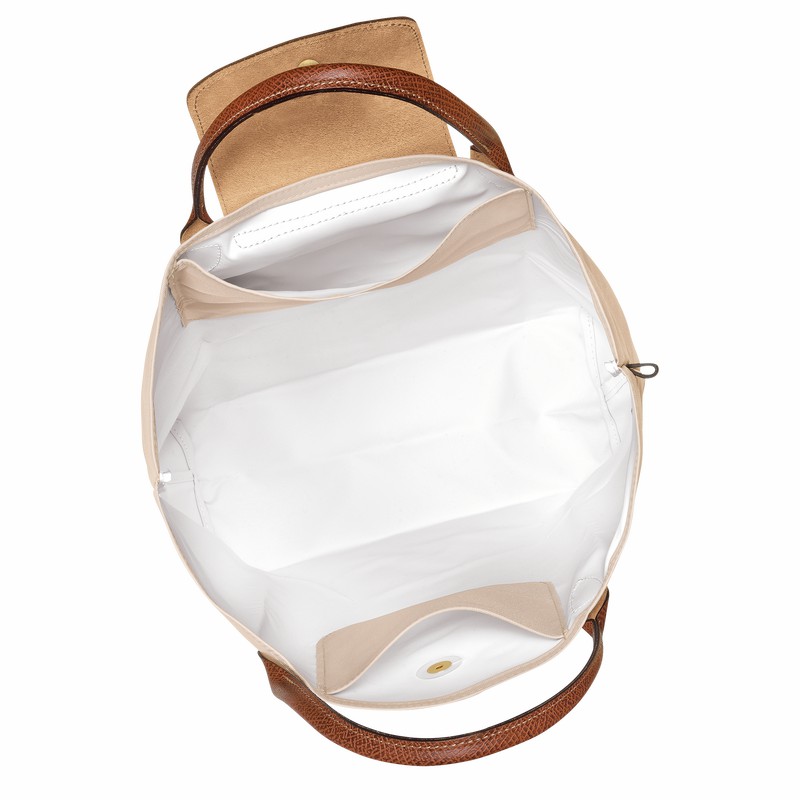 Longchamp Le Pliage Original M Erkek Tote Çanta Beyaz Türkiye | 10168089P71-