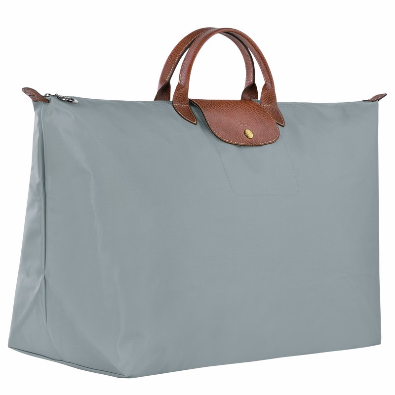 Longchamp Le Pliage Original M Kadın Seyahat Çantası Gri Türkiye | L1625089P80