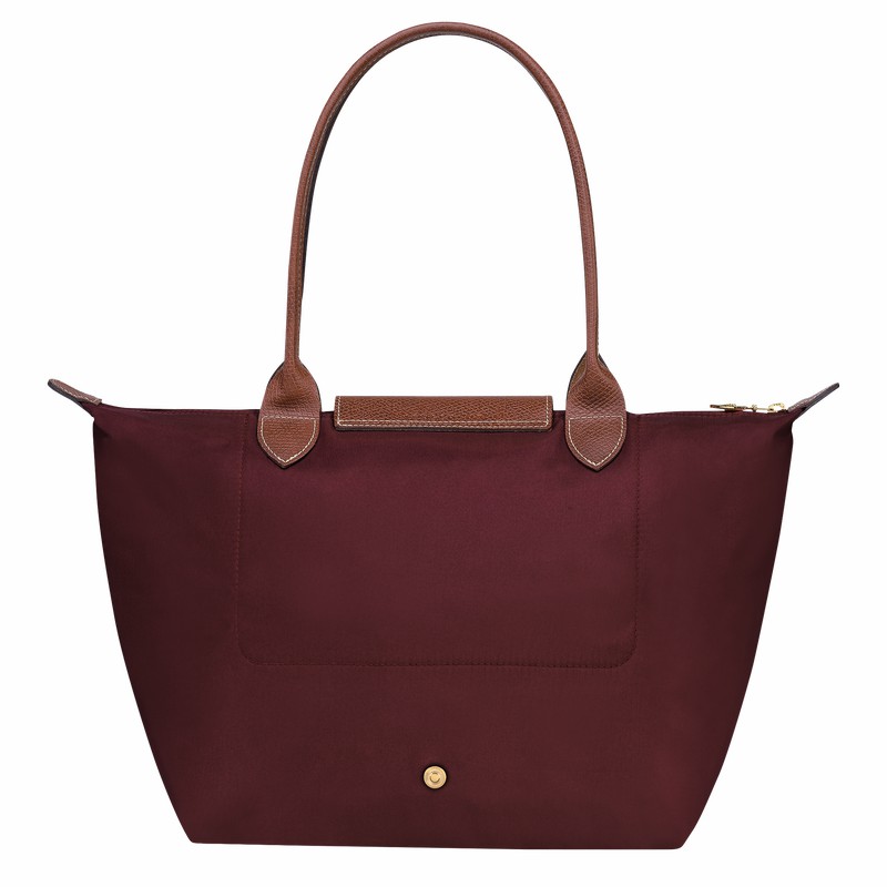 Longchamp Le Pliage Original M Kadın Tote Çanta Bordo Türkiye | L2605089P87