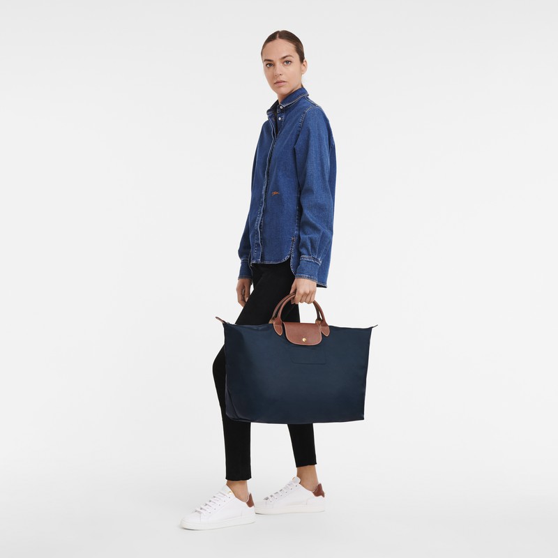 Longchamp Le Pliage Original S Kadın Seyahat Çantası Lacivert Türkiye | L1624089P68