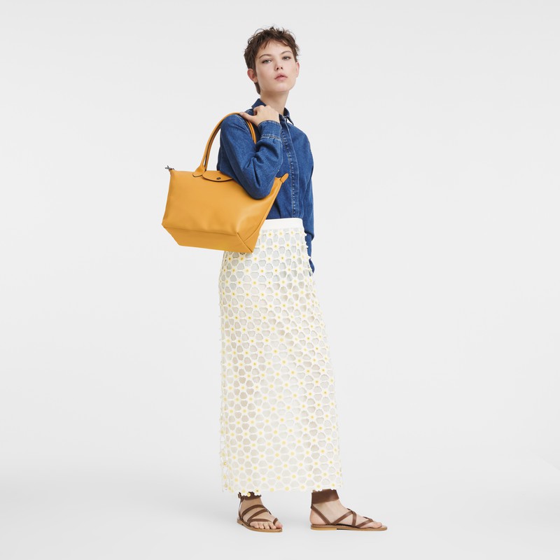 Longchamp Le Pliage Xtra M Kadın Tote Çanta Kayısı Rengi Türkiye | L2605987222