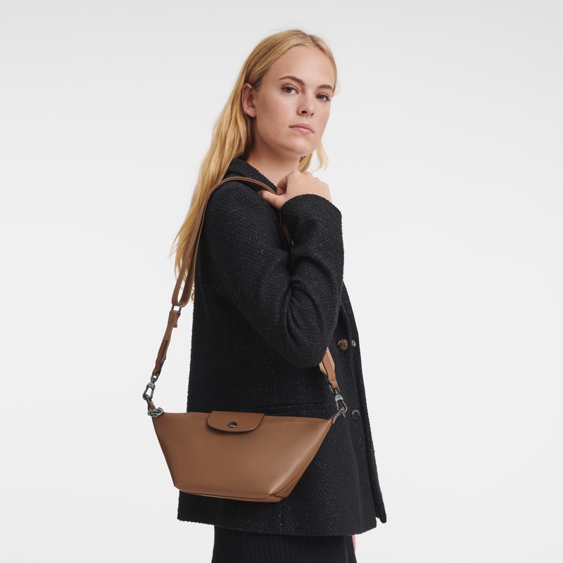 Longchamp Le Pliage Xtra XS Erkek Çapraz Askılı Çanta Kahverengi Türkiye | 10212987504-
