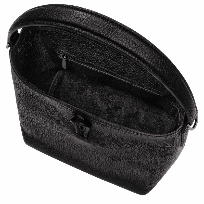 Longchamp Le Roseau Essential M Kadın Tote Çanta Siyah Türkiye | 10183968001