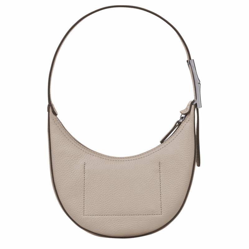 Longchamp Le Roseau Essential S Kadın Hobo Çanta Gri Türkiye | 10217968266