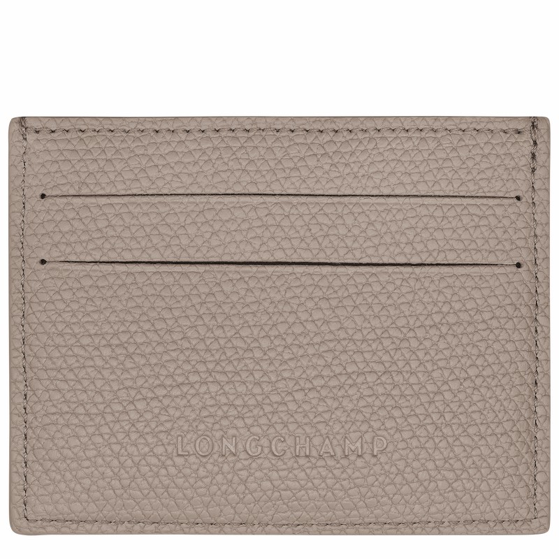 Longchamp Le Roseau Kadın Kartlık Gri Türkiye | L3218HFP266