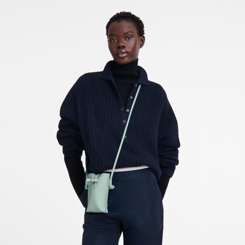 Longchamp Le Roseau Kadın Kılıf Celadon Türkiye | 34180HFP282