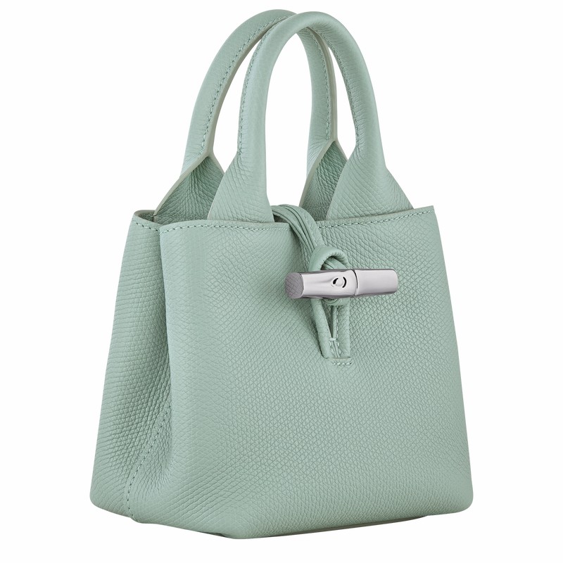 Longchamp Le Roseau XS Kadın El Çantası Celadon Türkiye | 10278HFP282