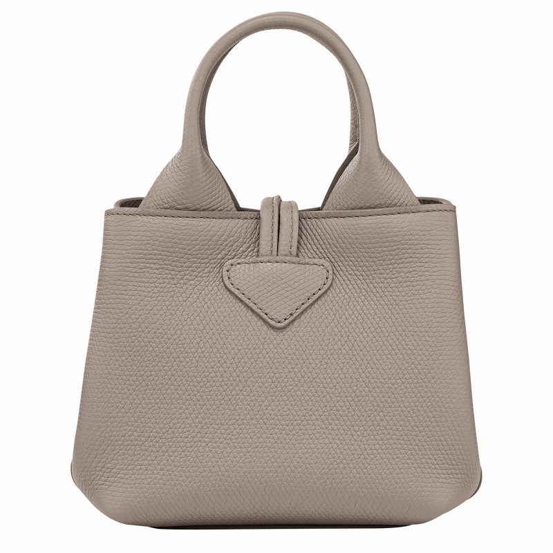 Longchamp Le Roseau XS Kadın El Çantası Gri Türkiye | 10278HFP266