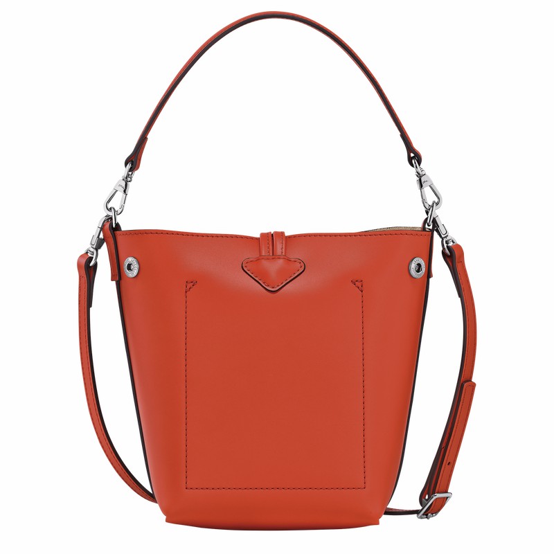 Longchamp Le Roseau XS Kadın Kova Çanta Turuncu Türkiye | 10229HCL685